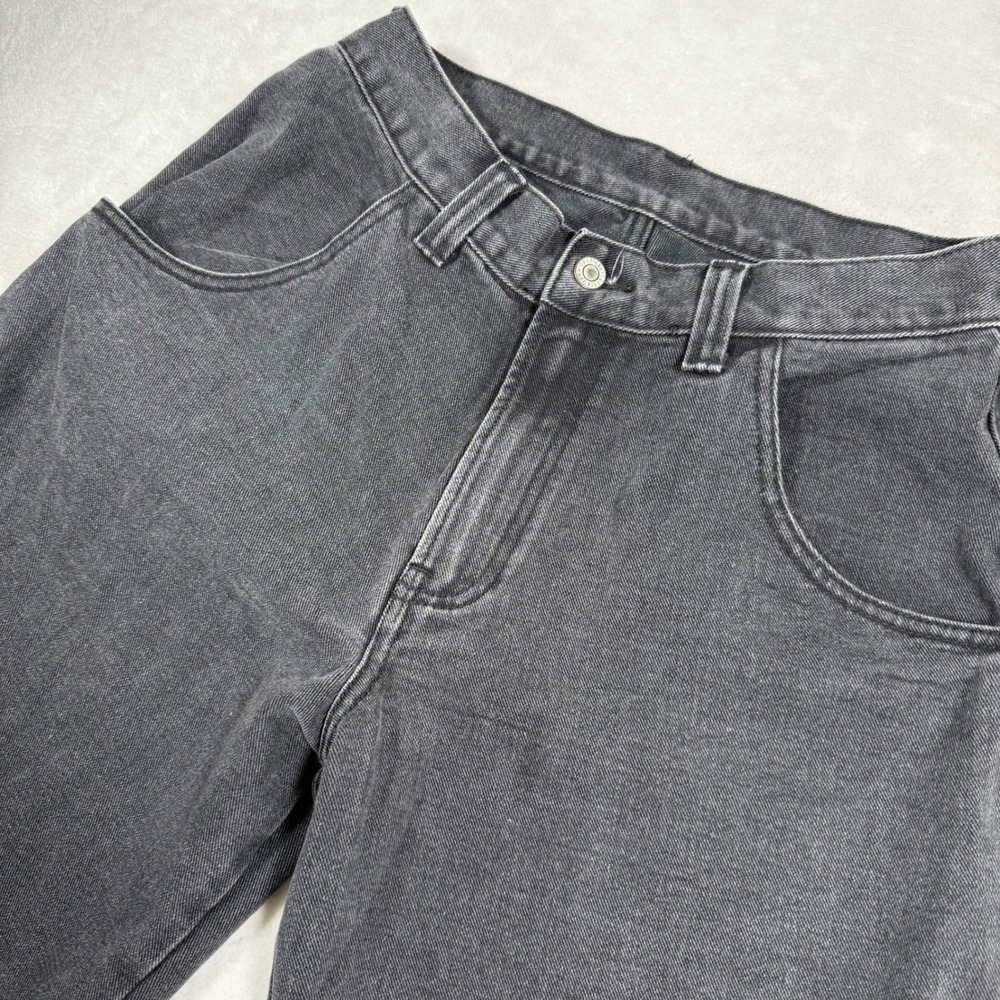 JGalt Shanghai Wide Leg Baggy Black Jeans Women's Small Black Denim High Rise
